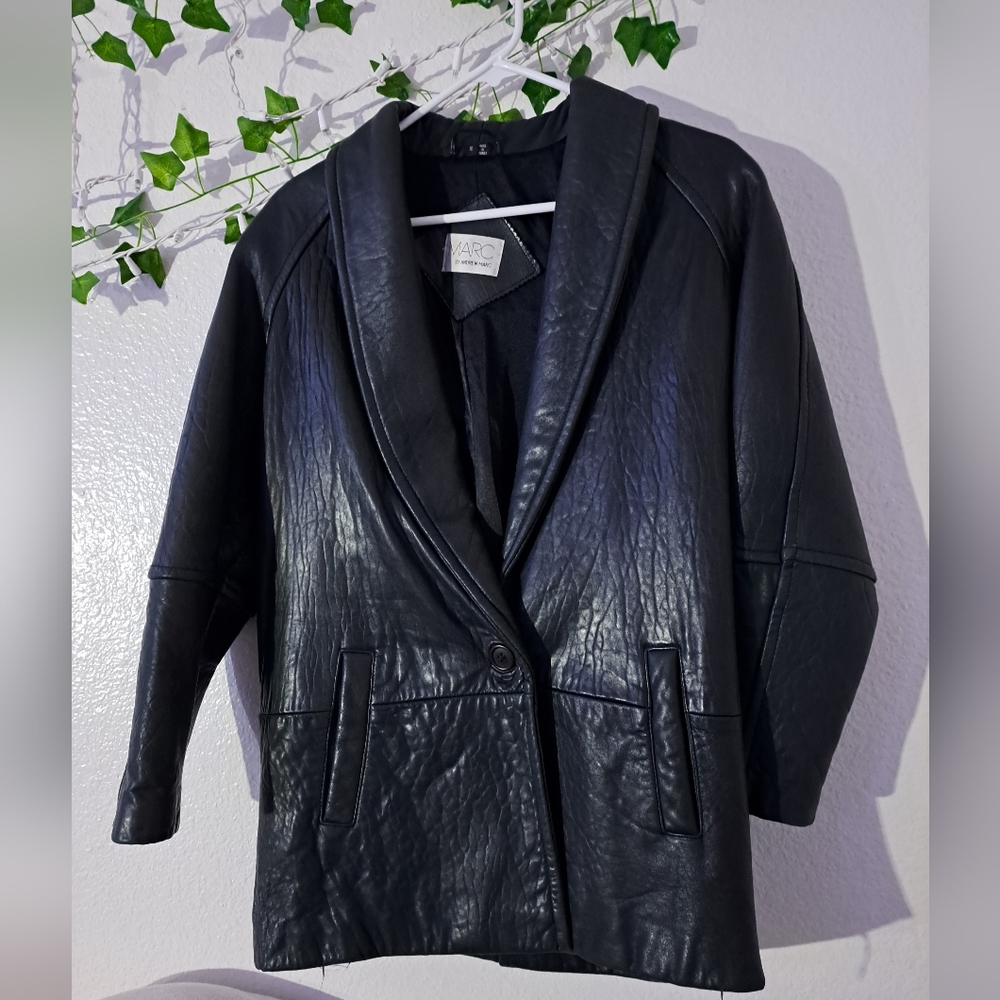 Andrew Mark Leather Coat